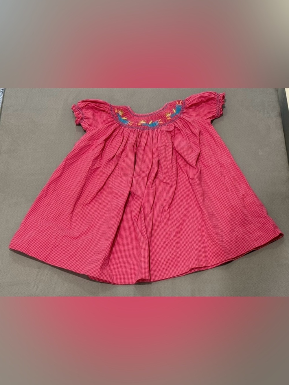 Smocked fairy princess dress